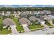 Aerial view of a residential area with houses and pools at 503 Balmoral Dr, Davenport, FL 33896