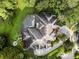 Bird's-eye view of house, pool, and landscaping at 3499 Rockcliff Pl, Longwood, FL 32779