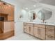 Elegant bathroom with double vanity and marble flooring at 734 S Mills Ave, Orlando, FL 32801