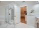 Spa-like bathroom with walk-in shower and marble tile at 734 S Mills Ave, Orlando, FL 32801