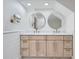 Elegant bathroom with double vanity and marble flooring at 734 S Mills Ave, Orlando, FL 32801