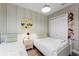 Twin bedroom with Peanuts theme and closet at 2602 Sunrise Shores Dr, Kissimmee, FL 34747
