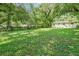Large backyard with mature trees and lush grass at 104 E Mcclendon St, Lady Lake, FL 32159