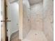 Large walk-in shower with marble tile at 1308 Hillsborough Ct, Kissimmee, FL 34759
