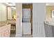 Stackable washer and dryer in a convenient laundry closet at 12556 Floridays Resort Dr # 207-A, Orlando, FL 32821