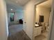 Hallway view with access to bathroom and bedroom at 2346 Upland Ln, Apopka, FL 32712