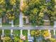Aerial view showing house location and neighborhood at 1628 S Grove St, Eustis, FL 32726