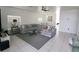 Spacious living room with large sectional sofa at 714 Hacienda Cir, Kissimmee, FL 34741