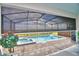 Relaxing pool and spa with covered patio and retractable screens at 1687 Kona Ln, Davenport, FL 33897