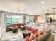 Open concept living area with kitchen, dining, and living spaces at 547 Marcello Blvd, Kissimmee, FL 34746