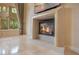 Elegant fireplace with a modern design at 5174 Vardon Dr, Windermere, FL 34786
