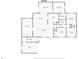 One-story floor plan with 3 bedrooms and garage at 5709 Ridgeway Dr, Orlando, FL 32819