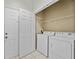 Convenient laundry room with washer, dryer, and shelving at 6214 Stevenson Dr # 103, Orlando, FL 32835