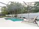 Beautiful screened pool and patio furniture at 2508 Dharma Cir, Kissimmee, FL 34746