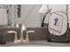 Bathroom vanity with Star Wars themed artwork at 9102 Sommerset Hills Dr, Davenport, FL 33896