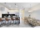 Modern kitchen with island and breakfast bar at 17204 Blessing Dr, Clermont, FL 34714