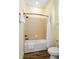 Clean bathroom with a tub and shower combination at 8063 Knee Deep Rd, Kissimmee, FL 34747