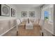 Bright dining room with a large wooden table and six chairs at 4105 Giorgio Dr, Winter Haven, FL 33884