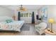 Relaxing main bedroom with a king bed and ocean view at 2100 Ocean Shore Blvd # 203, Ormond Beach, FL 32176