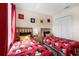 Bedroom with two twin beds featuring Mickey Mouse bedding at 105 Pompano Beach Dr, Kissimmee, FL 34746