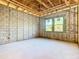 New construction bedroom with framing, drywall, and windows at 619 Alafia Pl, Poinciana, FL 34759