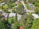 Aerial view of house and surrounding neighborhood at 1815 Larkin Ave, Orlando, FL 32812