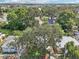 Aerial view of house and neighborhood, showcasing location at 1815 Larkin Ave, Orlando, FL 32812