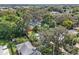 Aerial view of house and surrounding neighborhood at 1815 Larkin Ave, Orlando, FL 32812