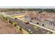 Aerial view of townhome community at 7514 Sunflower Cir, Kissimmee, FL 34747