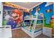 bedroom with bunk beds and Mario theme at 7514 Sunflower Cir, Kissimmee, FL 34747