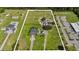 Aerial view showing home and expansive lot with boundaries at 2393 Appy Ln, Apopka, FL 32712