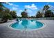 Inviting kidney-shaped pool with surrounding patio at 6165 Carrier Dr # 1210, Orlando, FL 32819