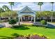 Community center with welcoming entryway at 8632 Bridgeport Bay Cir, Mount Dora, FL 32757
