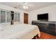 Bedroom with double bed, built-in wardrobe and dresser at 894 Quarters Ct, Port Orange, FL 32129