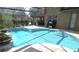 Relaxing pool with a screened enclosure and patio area at 16328 Wind View Ln, Winter Garden, FL 34787