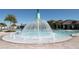 Unique water feature in the community pool area at 16328 Wind View Ln, Winter Garden, FL 34787