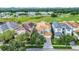 Luxury home with a tile roof nestled in a golf course community at 364 Muirfield Loop, Reunion, FL 34747