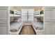 Bedroom with built-in bunk beds, window with blinds at 364 Muirfield Loop, Reunion, FL 34747