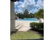 Community swimming pool with rock waterfall feature at 14460 Clarkson Dr, Orlando, FL 32828