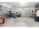 Large garage with space for golf cart and bicycles at 31754 Redtail Blvd, Sorrento, FL 32776