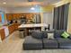 Spacious kitchen features island, stainless steel appliances, and ample cabinetry at 2718 Lido Key Dr, Kissimmee, FL 34747