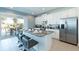 Modern kitchen with stainless steel appliances at 7554 Marker Ave, Kissimmee, FL 34747