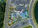 Aerial view of Story Lake community pool at 4782 Kings Castle Cir, Kissimmee, FL 34746