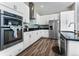 Modern kitchen with stainless steel appliances at 1407 Fairview Cir, Reunion, FL 34747
