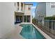 Private, rectangular pool situated in a fenced backyard at 1407 Fairview Cir, Reunion, FL 34747
