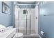 Bathroom with shower and toilet at 1407 Fairview Cir, Reunion, FL 34747