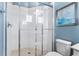 Bathroom with walk-in shower at 1407 Fairview Cir, Reunion, FL 34747