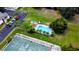 Community features a refreshing pool and tennis courts at 2649 Crown Ct # 2649, Kissimmee, FL 34741