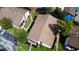 Aerial view of a two-story condo with a private balcony at 2649 Crown Ct # 2649, Kissimmee, FL 34741
