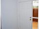 Interior view of a white front door with a decorative glass side panel at 2649 Crown Ct # 2649, Kissimmee, FL 34741